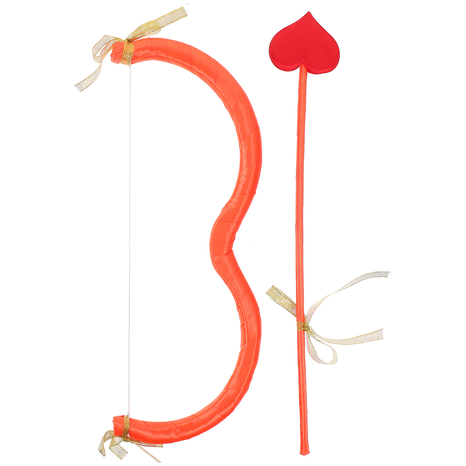 1 Set of Cupid Arrow Bow Set Valentine Party Cupid Costume Arrow Bow Cupid Cosplay Prop