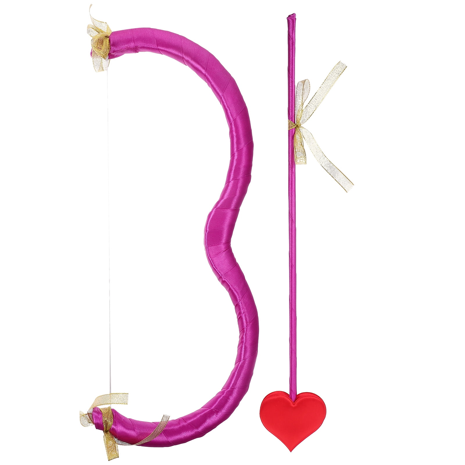 1 Set of Cupid Arrow Bow Set Valentine Party Cupid Costume Arrow Bow
