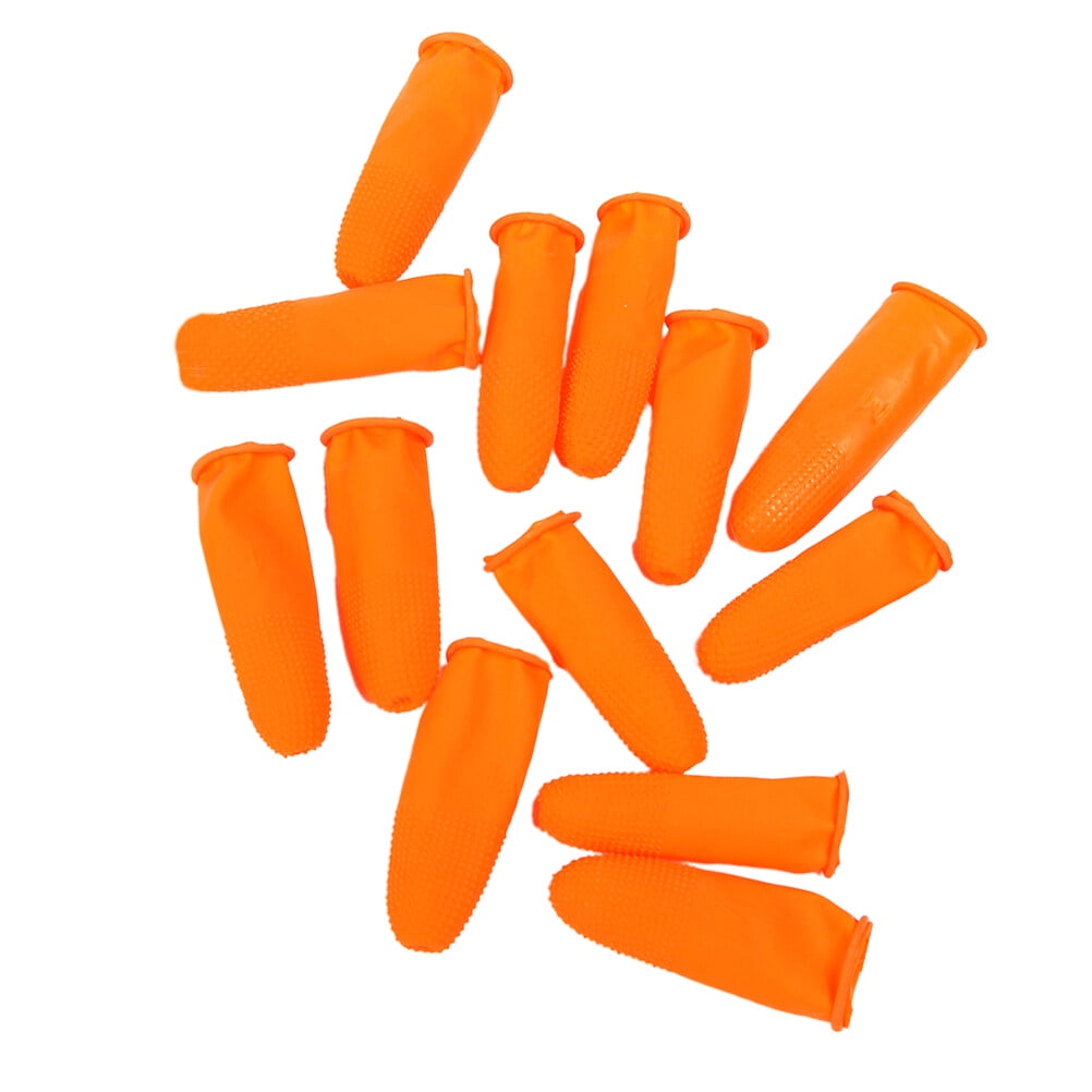 1 Set of Disposable Finger Cover Thicken Latex Finger Protective Cover