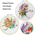 thumbnail image 1 of 1 Set of Diy Embroidery Kit Embroidery Cross Stitch Kit Set for Beginners-Handmade Embroidery Diy Craft Diy Knitting Diy, 1 of 2
