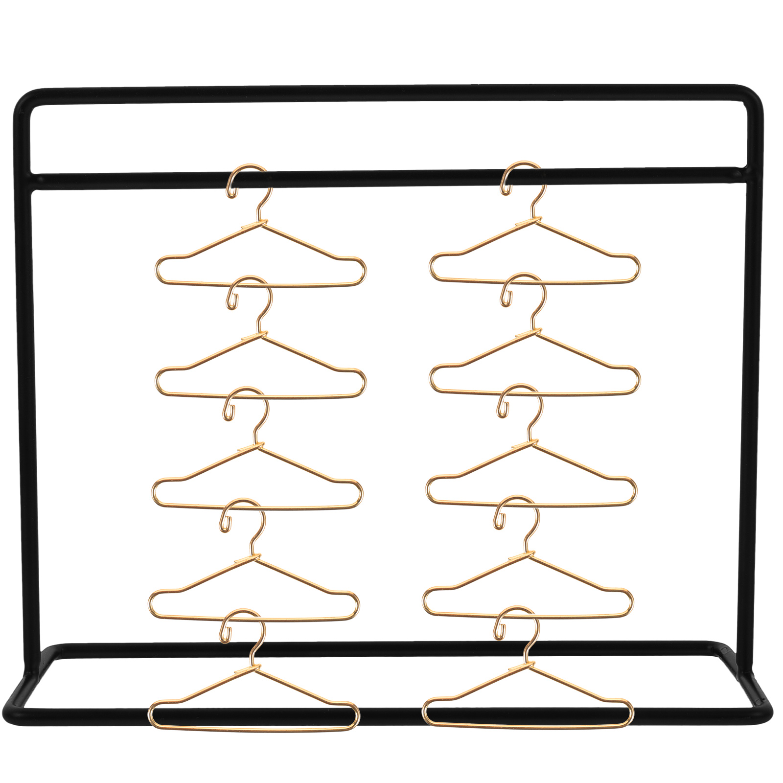 1 Set of Doll Garment Hangers Doll Coat Rack Doll Clothing Dry Rack