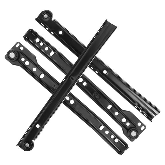 1 Set of Drawer Slides Furniture Guide Slides Metal Drawer Runners Draw Rail Replacements