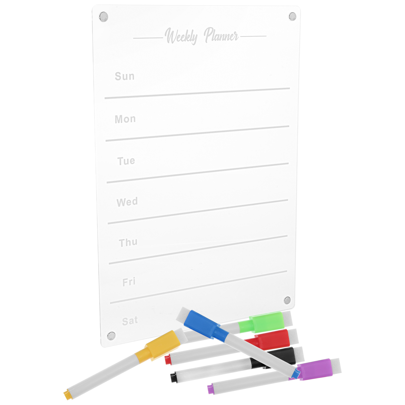 1 Set of Dry Erase Planner Board Dry Erase Board