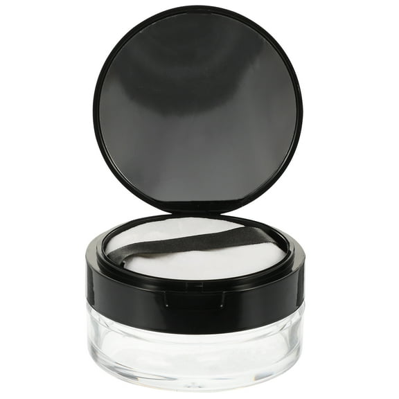 1 Set of Empty Powder Box Portable Powder Case Puff Powder Holder Female Powder Container Powder Box