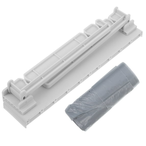 STRANDCHIC Foldable Wall-Mounted Trash Bag Holder Rack, PP Plastic Kitchen Organizer, Space-Saving Design, Assorted Colors, 1 Set