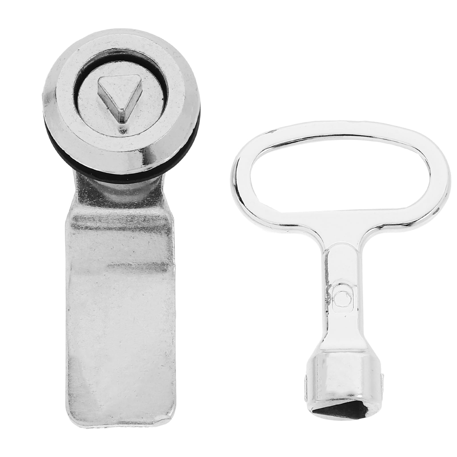 1 Set of Garbage Can Lid Lock Trashcan Triangle Lock Trash Bin Lock