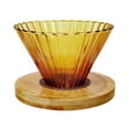 thumbnail image 1 of 1 Set of Household Coffee Funnel Delicate Coffee Dripper Decorative Coffee Making Cone, 1 of 8