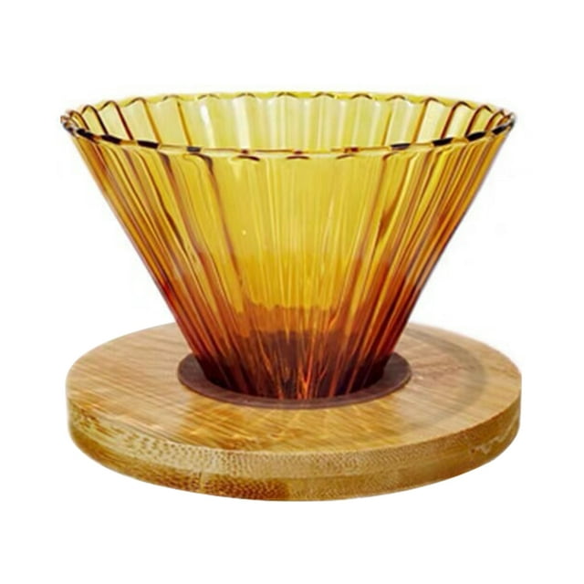 1 Set of Household Coffee Funnel Delicate Coffee Dripper Decorative Coffee Making Cone