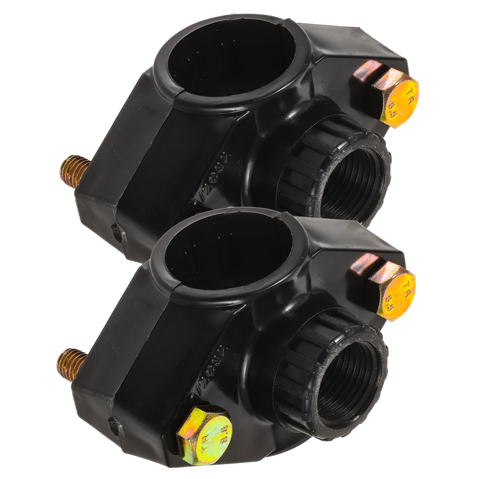 1 Set of Irrigation Connector Plastic Hose Saddle Valve Multiuse Drain Saddle Valve