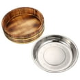 1 Set of Japanesestyle Bucket With Stainless Steel Basin Kitchen Sushi