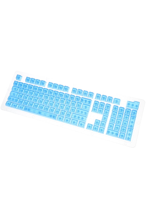 Abs Transparent Crystal Keycaps 104-key Mechanical Keyboard High Translucency Computer White