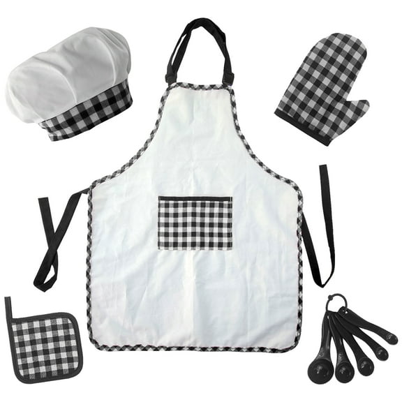 1 Set of Kids Cooking Kits Child Kitchen Kits Children Apron Cooking Apron For Kid