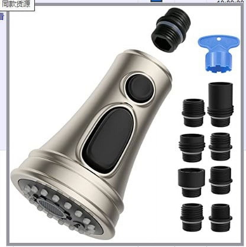 1 Set of Kitchen Faucet Head Replacement Pull Down Faucet Spray Head