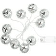 1 Set of LED Disco Ball String Light Mirror LED Party String Light
