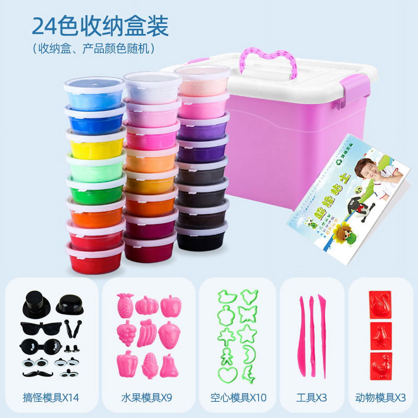 Goutoday 24 Slot Flat Clay Beads Bracelet Making Kit, 6mm Flat Polymer  Heishi Beads, Gifts for Age 6-12