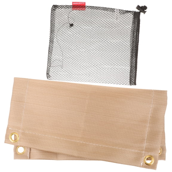 WRITWAA Fiberglass Fire Blanket for Home Kitchen Safety Mat Outdoor Use Fireproof Cover