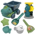 thumbnail image 1 of 1 Set of Outdoor Sand Toys Beach Sand Digging Toys Dinosaur Engineering Truck Toy, 1 of 10