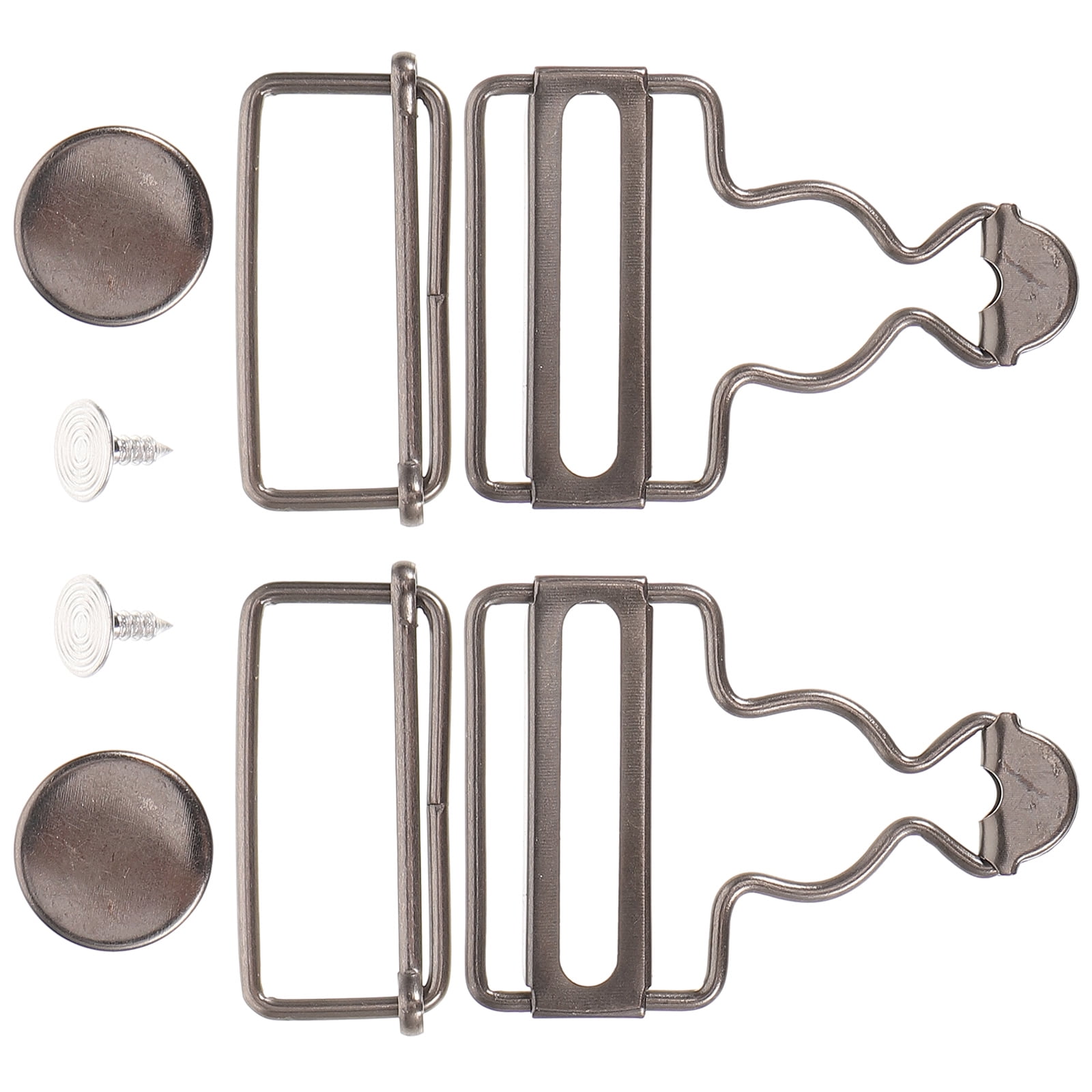 1 Set of Overall Clips Replacement DIY Overalls Dungaree Belt Fasteners
