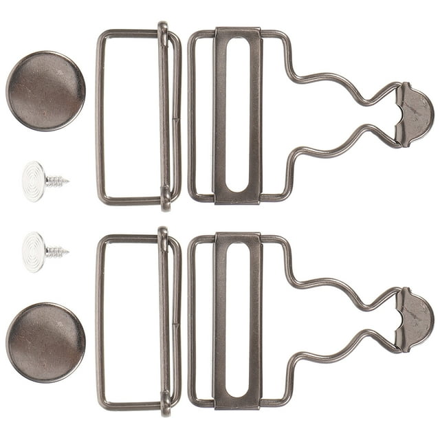 1 Set of Overall Clips Replacement DIY Overalls Dungaree Belt Fasteners