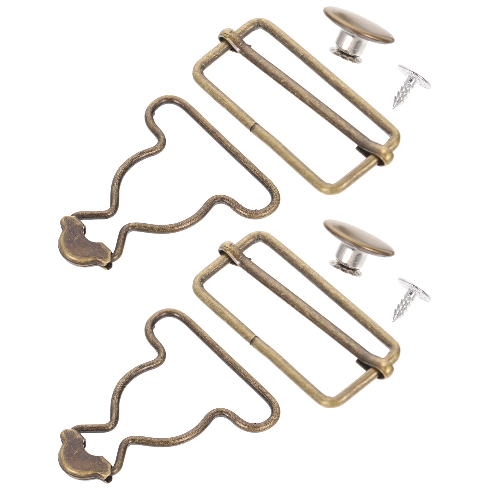 1 Set of Overall Clips Replacement DIY Overalls Dungaree Belt Fasteners