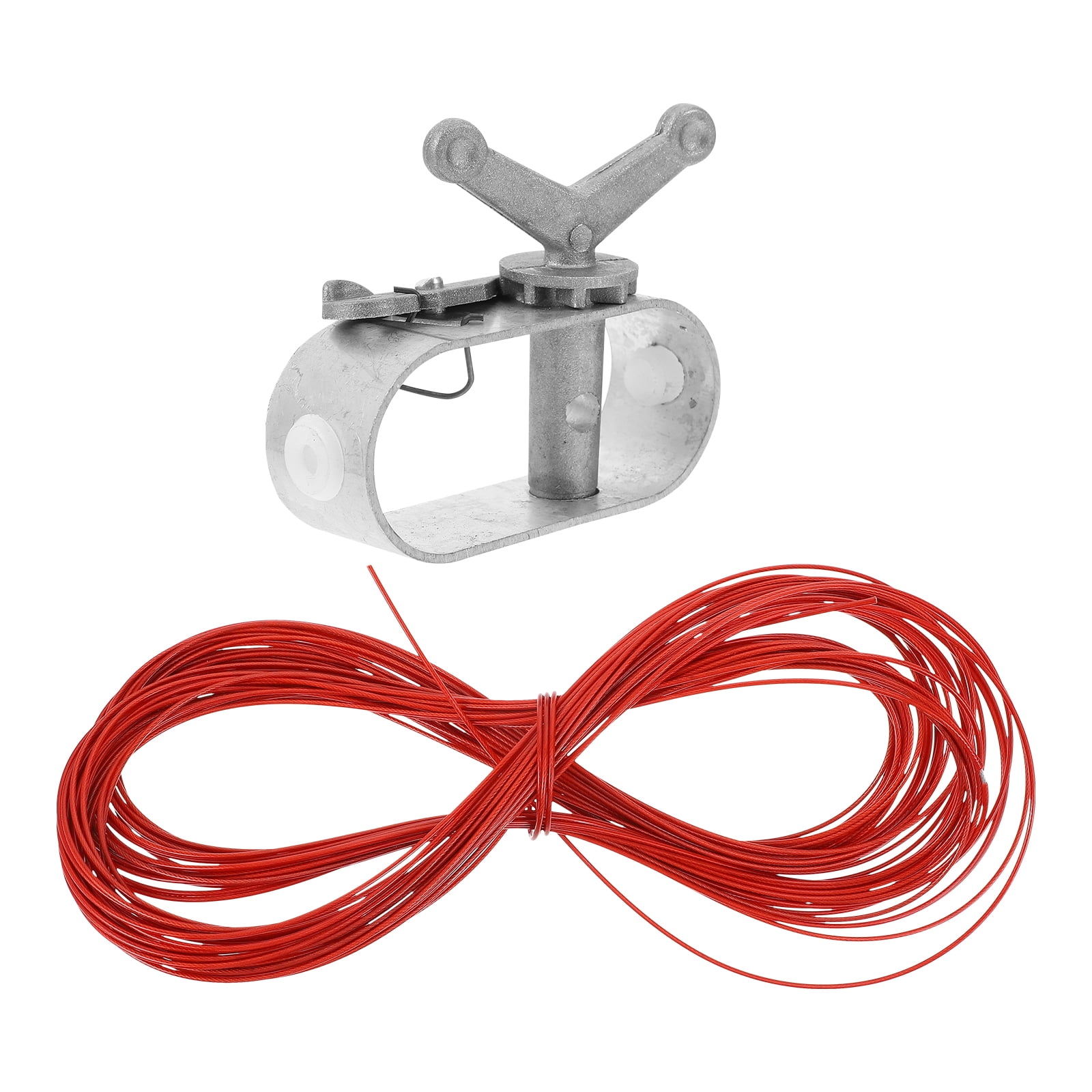 1 Set of Pool Cover Winch with Cable Heavy Duty Winch Ratchet Cable