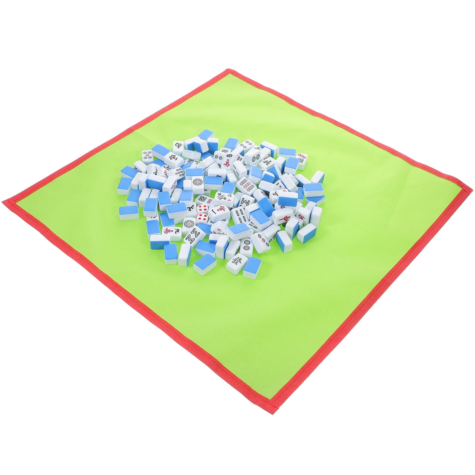 1 Set of Portable Chinese Traditional Mahjong Set MahJong Set with