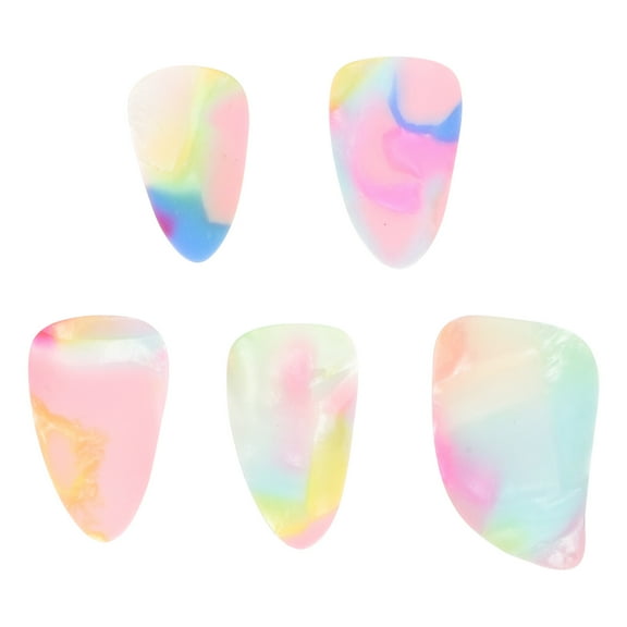 1 Set of Professional Nylon Made Lute Nails Lute Finger Fake Nail Lute Nail Covers