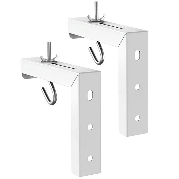 Minkissy Easy Install L-Shaped Wall Bracket for Projectors White