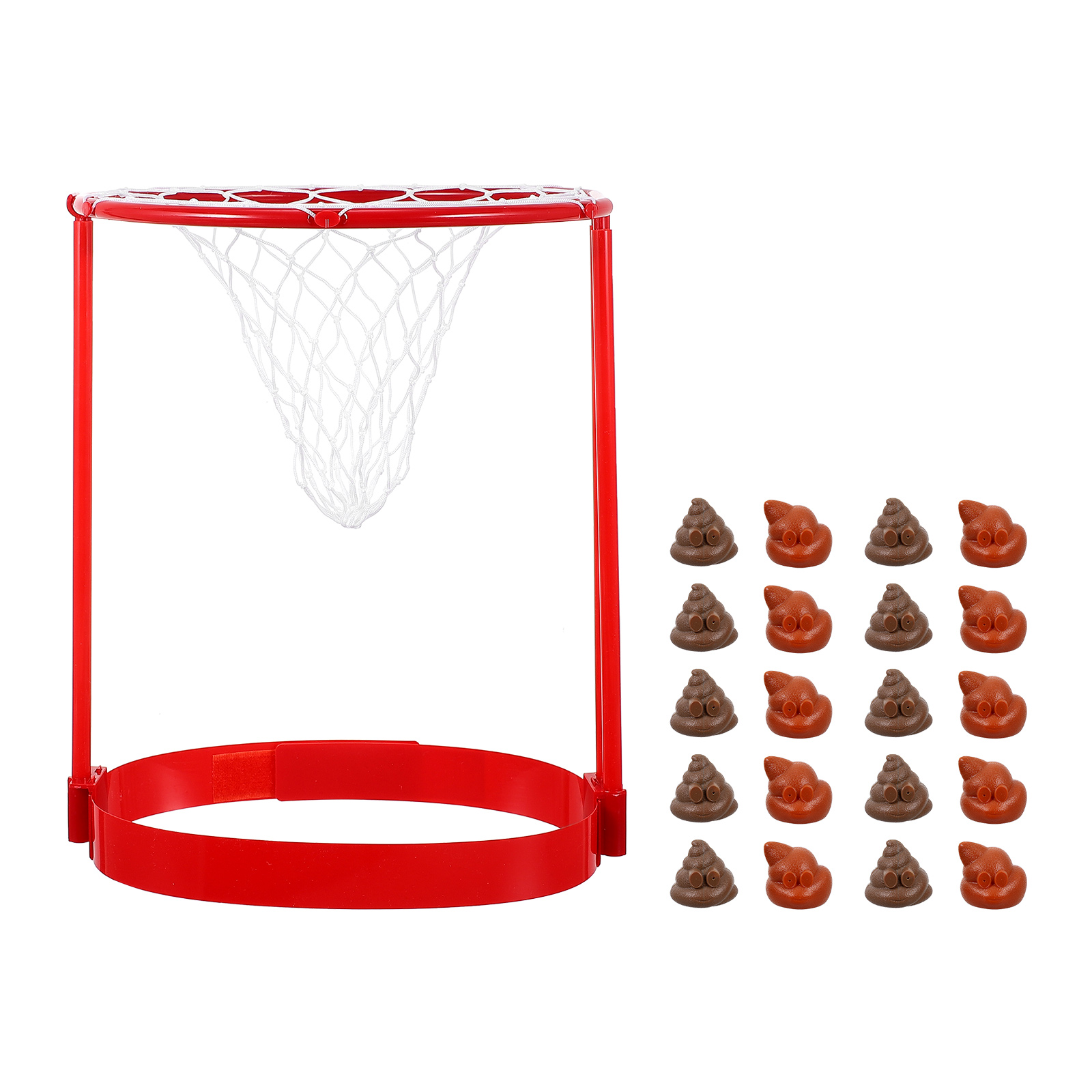 1 Set of Realistic Poop Toy Party Game Tossing Toys Prank Toy Party