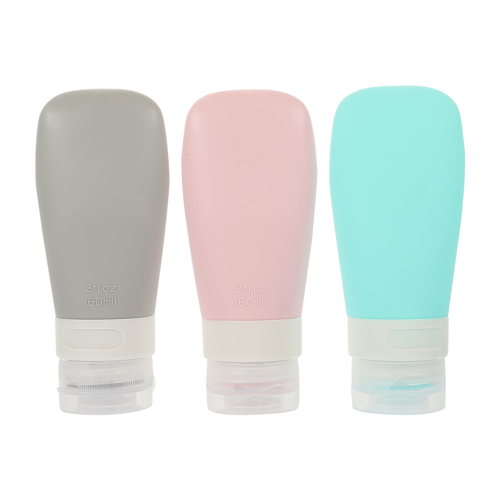 1 Set of Refillable Travel Bottles Small Silicone Bottles Multi-function Lotion Bottles Portable Small Bottles