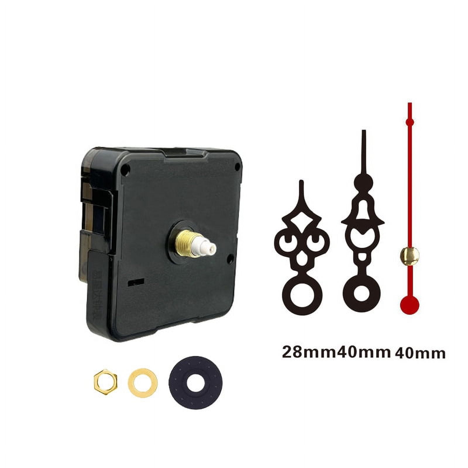 1 Set of Replaceable Clock Movement DIY Clock Mechanism Kit Wall Clock