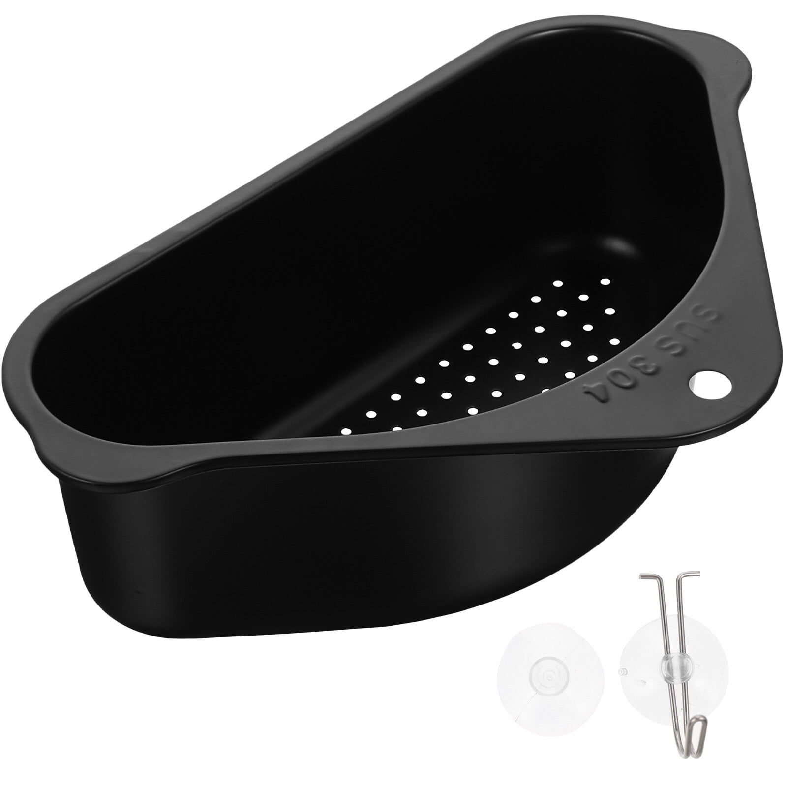 1 Set of Sink Drain Basket Kitchen Sink Basket Stainless Steel Sink