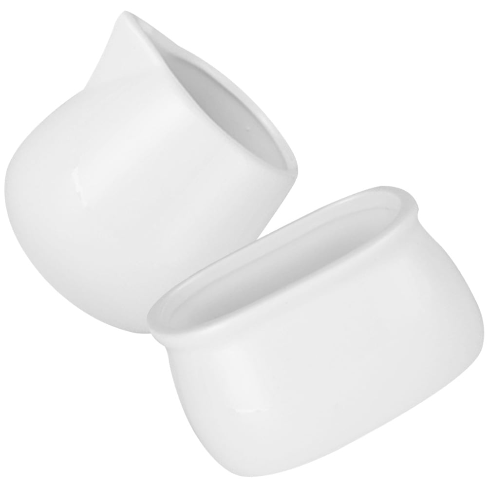 1 Set of Small Milk Pitcher Ceramic Syrup Pitcher Creamer Kettle Small