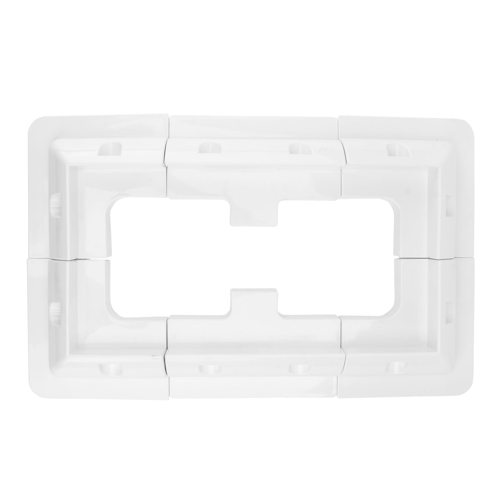 1 Set of Solar Panel Support Solar Mounting Racks Roof Mounting Racks (White)