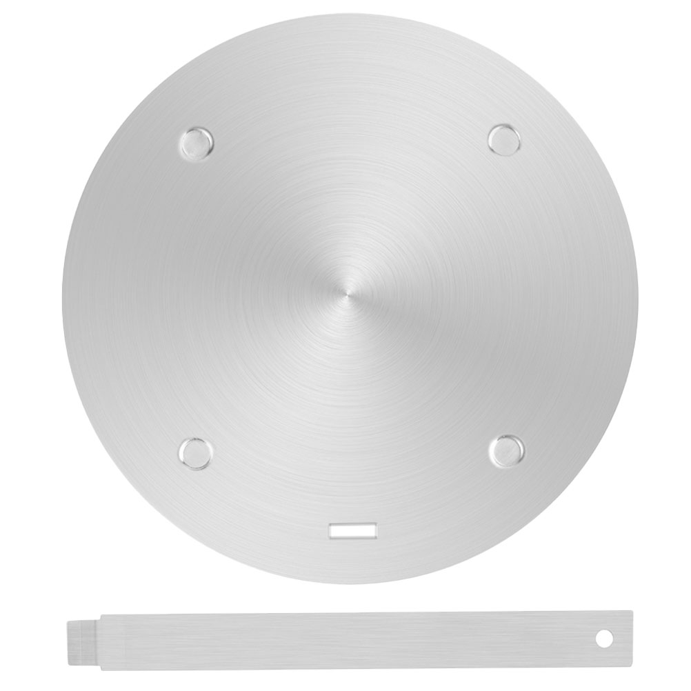 1 Set of Stainless Steel Induction Plate Induction Cooktop Adapter