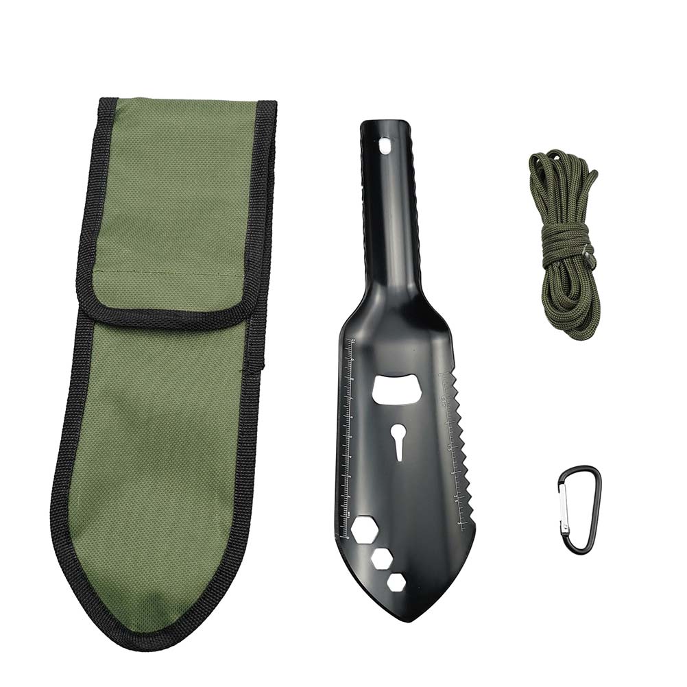 1 Set of Survival Shovel Emergency Shovel Hiking Trowel Camping Bottle