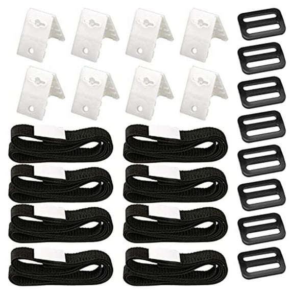 1 Set of Swimming Pool Cover Reel Straps Solar Blanket Fixing Straps with Buckle