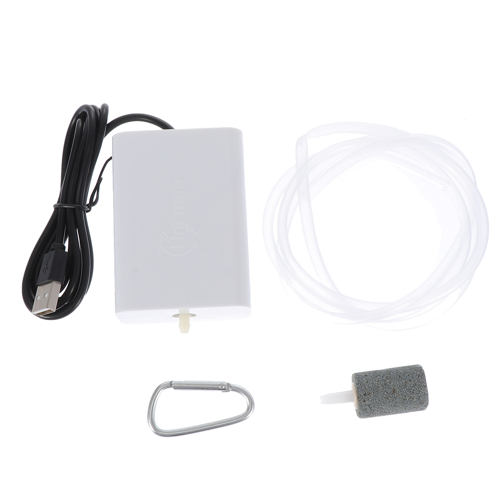 1 Set of USB Powered Aquarium Air Pump Portable Air Aerator Pump Mute