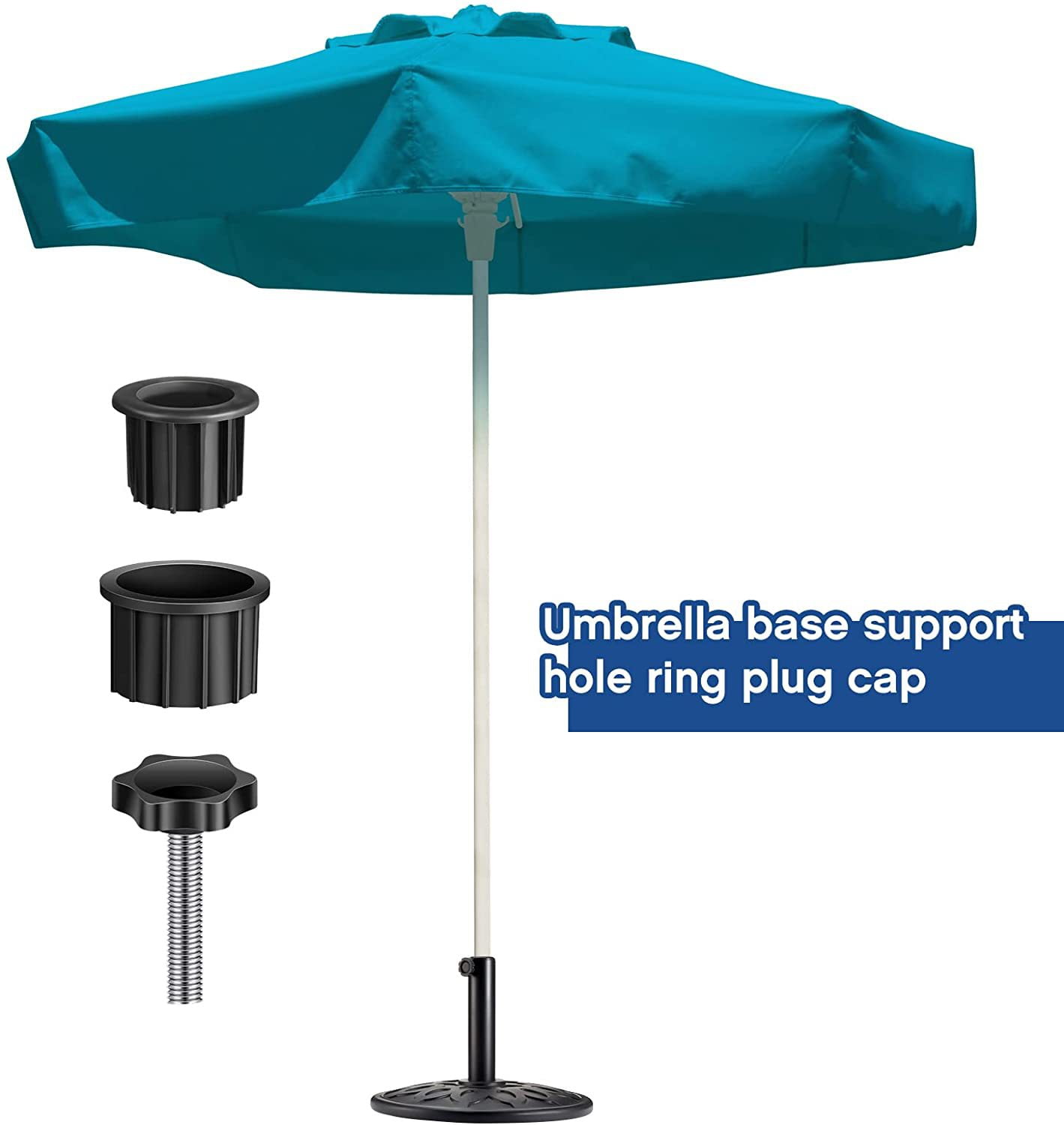1 Set of Umbrella Base Replacement Parts Patio Umbrella Base Hole