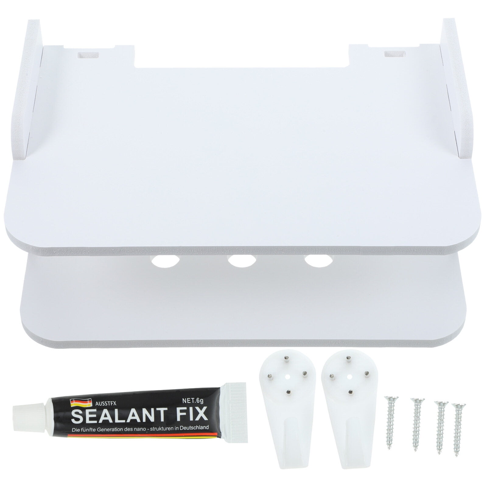 1 Set of Wall Mount Floating Shelf Projector Shelf Router Wall Hanging