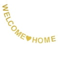thumbnail image 1 of 1 Set Welcome Home Banner Letter Hanging Banner for Anniversary Celebration Party Decoration, 1 of 6