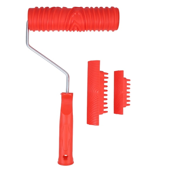 1 Set of Wood Grain Tool Set Wood Grain Painting Tool Handheld Wood Grain Roller Wood Texture Painting Tool