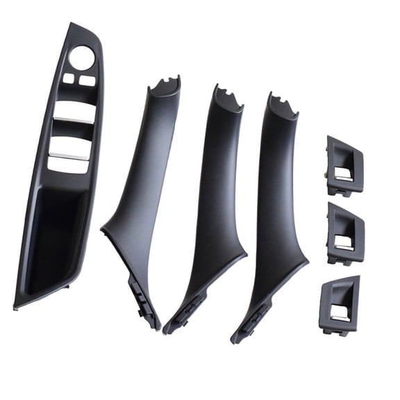 1 Set of car armrest replacement-Black