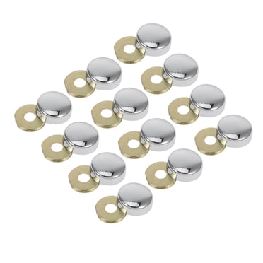 60 Decorative Plugs & Screws – Chrome Alloy Rims – Shaft 6.5mm – BBS Style – AW AT
