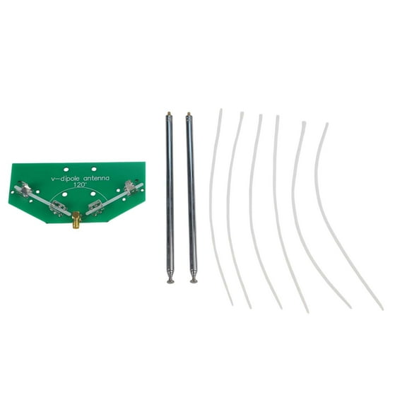 1 Set137Mhz V-Type Dipole Antenna Diy Kit For Horn Pole Antenna Satellite Aviation Cloud Map, Dipole Antenna Signal Reception
