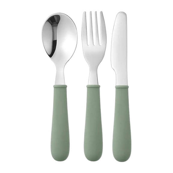 1 Sets Elderly Tableware Spoon and Fork Set, Adaptive Utensils, Weighted Utensils for Tremors, Adaptive Stainless Steel Silverware for Adults Elderly Pediatrics