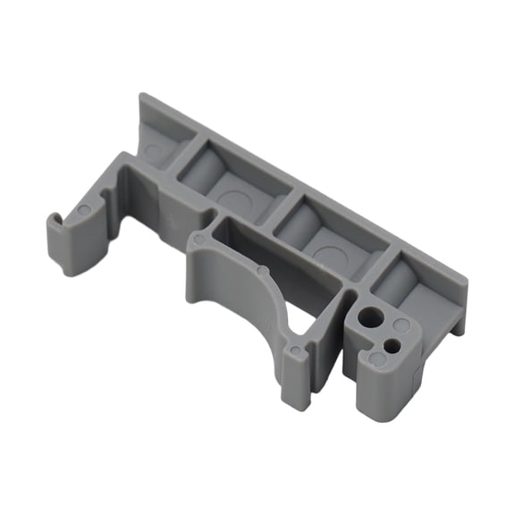 1 Sets Pcb Din C45 Rail Mount Adapter Pcb Mount Bracket Clips Mount Holder 35Mm Grey