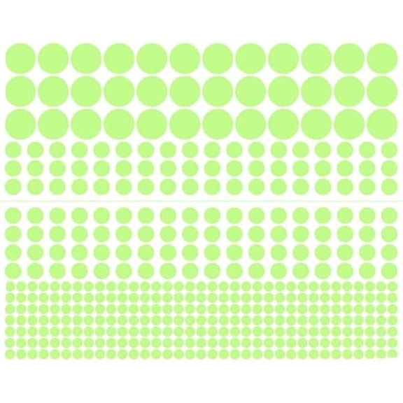 1 Sheet 407 count Glow in The Dark Wall Stickers, Removable Glow in Dark Dots Wall Stickers Room Decor Kit, Adhesive Dots Luminous Ceiling for Bedroom Halloween Decoration
