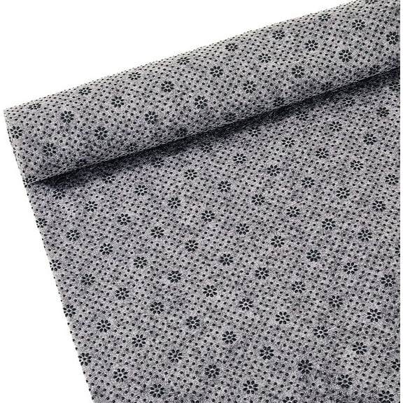 1 Sheet 78x78 Inch Large Antislip Tufting Cloth Backing Fabric 2mm Thick Primary Non Slip Pad with Plum Blossom Pattern Felt Fabric for Carpets Rug Tufting Gun Cushion Punch Needle