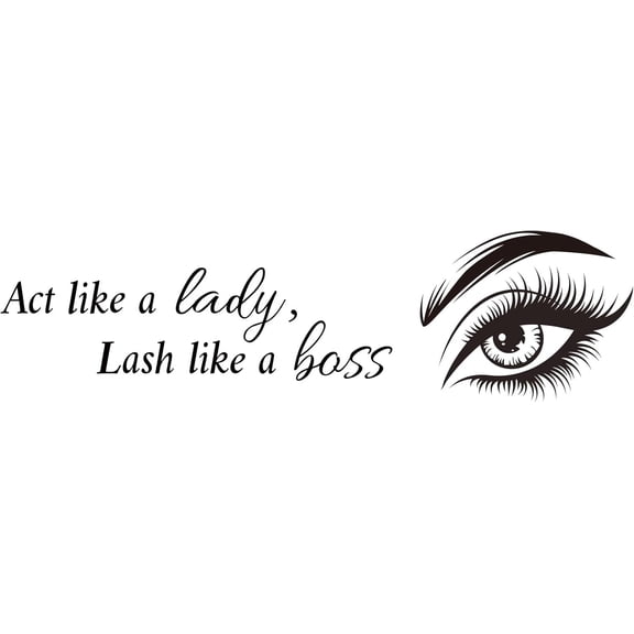 1 Sheet Act Like A Lady Quotes Wall Stickers Vinyl Wall Decor Stickers DIY Saying Wall Art Decal Sticker Home Decoration